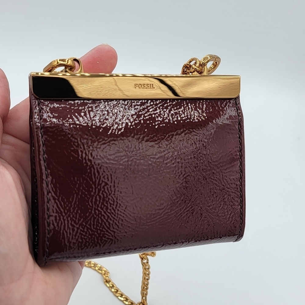 Fossil Penrose Small Wallet With Chain Strap NEW #2516 - Picture 4 of 10